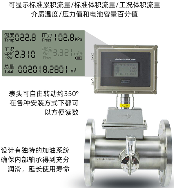 沼氣計量表液晶顯示圖