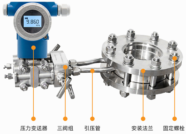 dn80標(biāo)準(zhǔn)孔板流量計結(jié)構(gòu)圖