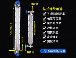 液氨儲(chǔ)罐玻璃液位計(jì)