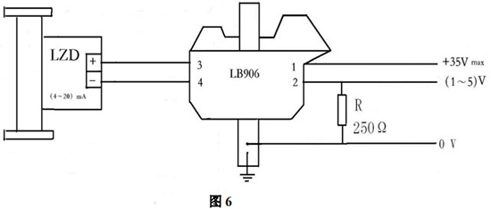 液體轉(zhuǎn)子流量計(jì)本安防爆接線圖